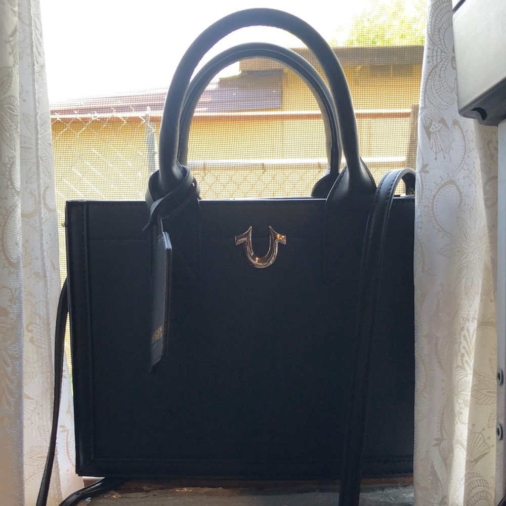 True Religion Black Handbag